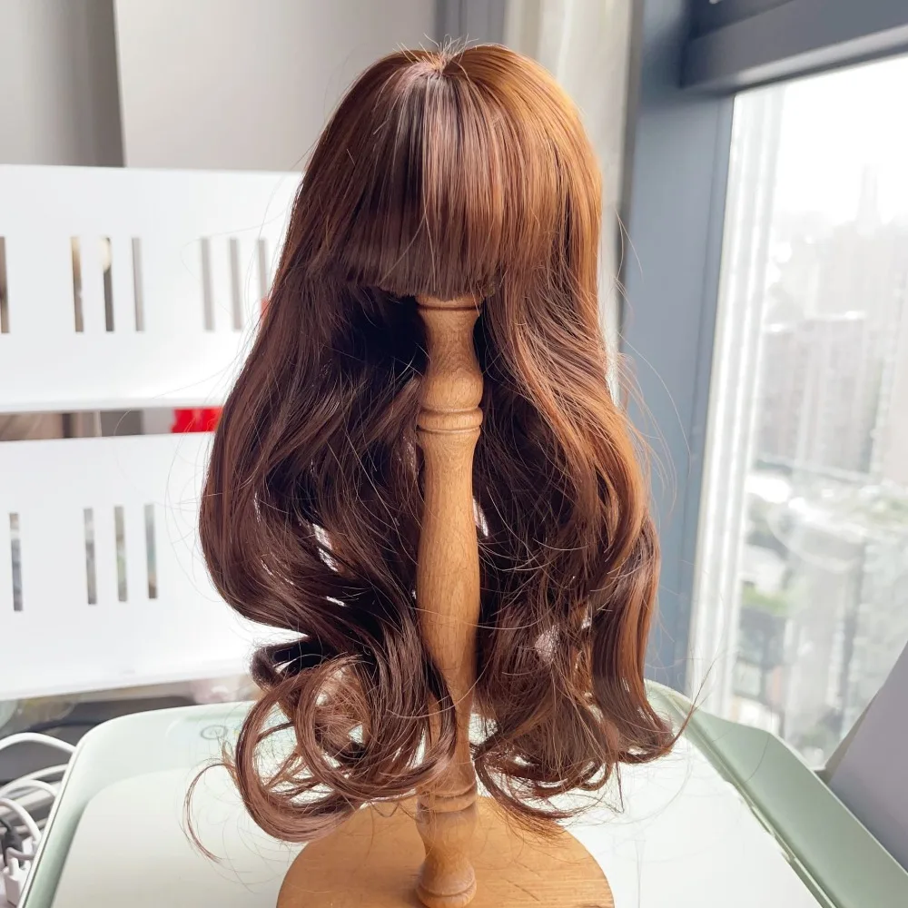 

Многоцветный парик куклы Bjd, высокотемпературное волокно, вьющиеся волосы, волосы куклы BJD SD, милые аксессуары для париков Bjd, детские игрушки для девочек