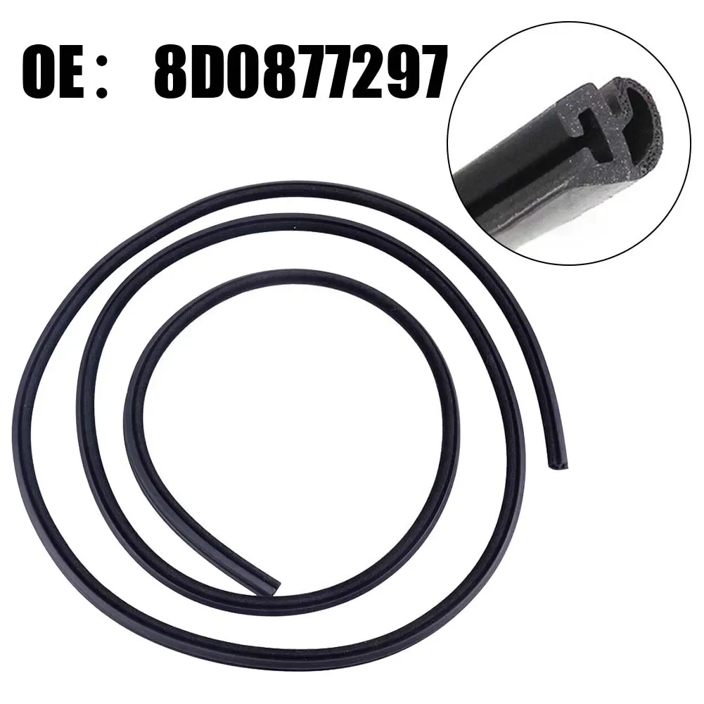 8D0877297 Rubber Sunroof Glass Seal Strip For Passat For Golf For Jetta Car Roof Sealing Gasket Accessories Black