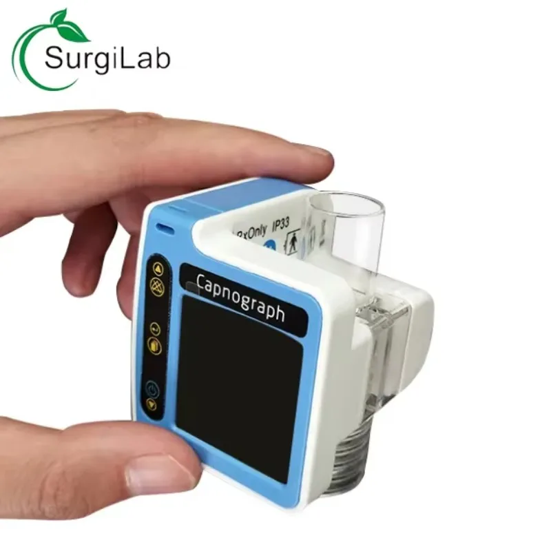 Veterinary Medical Etco2 Monitor Real-Time Capnograph for Animal Clinic Vet Hospital