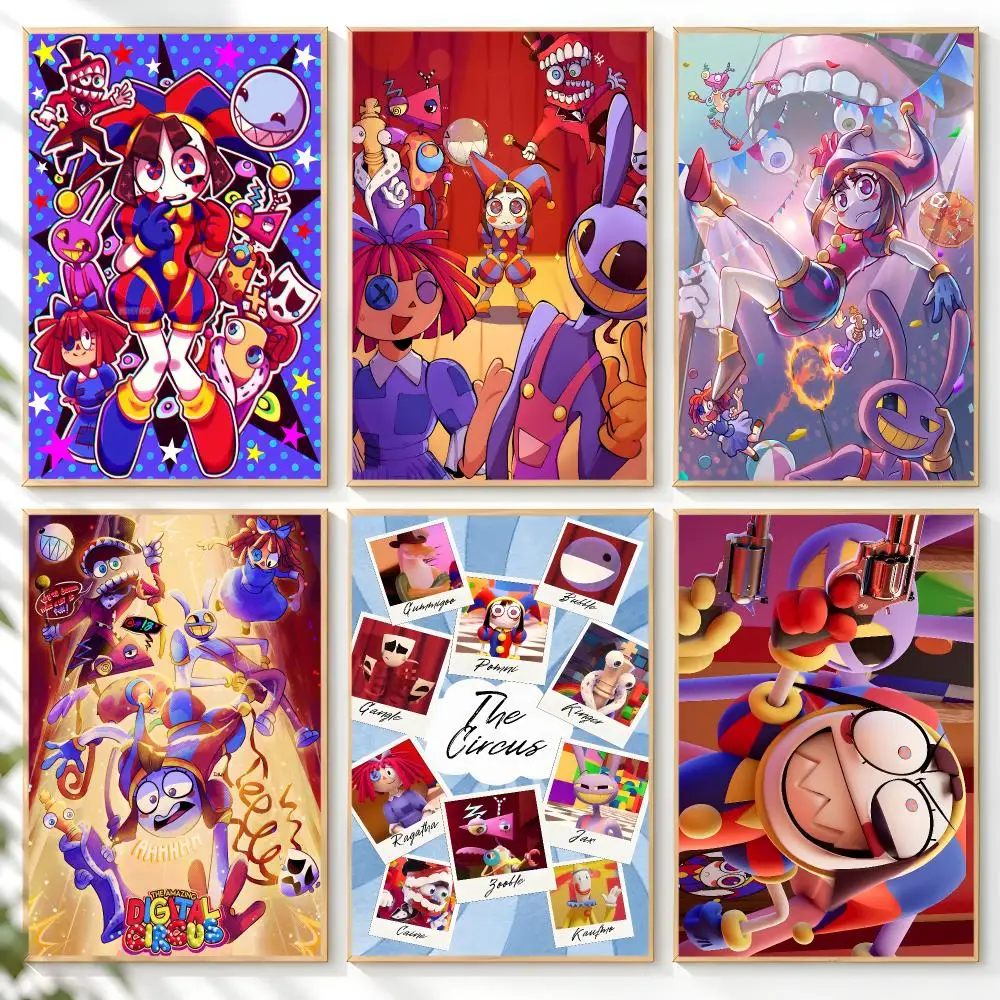 The Amazing D-Digital Anime Circus Poster Home Artwork For Living Room Bedroom Office Dorm Apartment Gift