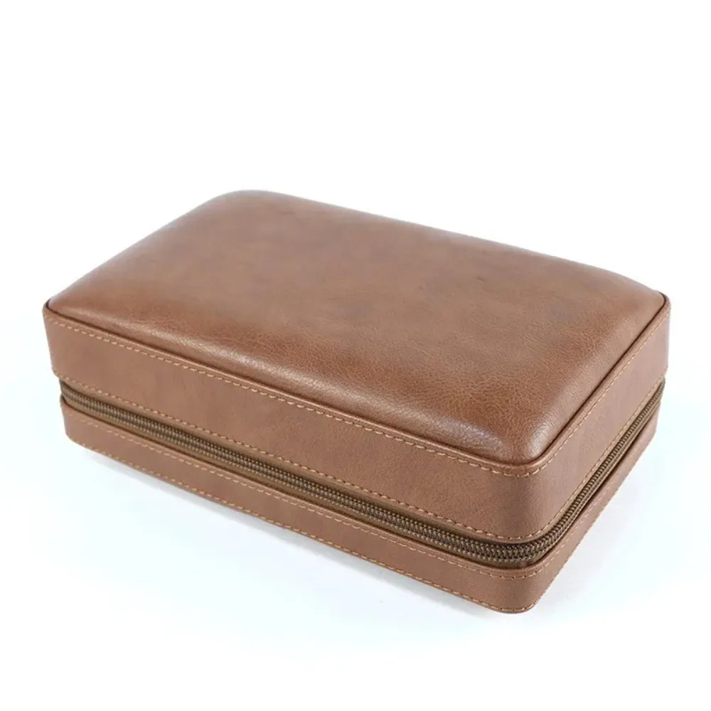 Imported cedar is high-end and easy to use. 4 packs of portable storage and moisturizing cigar boxes