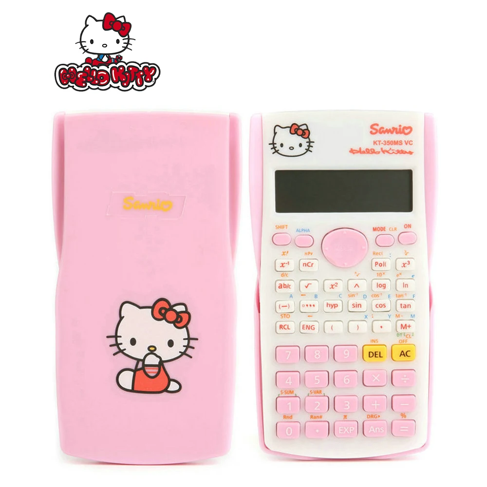 Sanrio Hello Kitty Electronic Calculator School Office Home Financial Accounting Tool Student Exams Calculating Tools Gifts