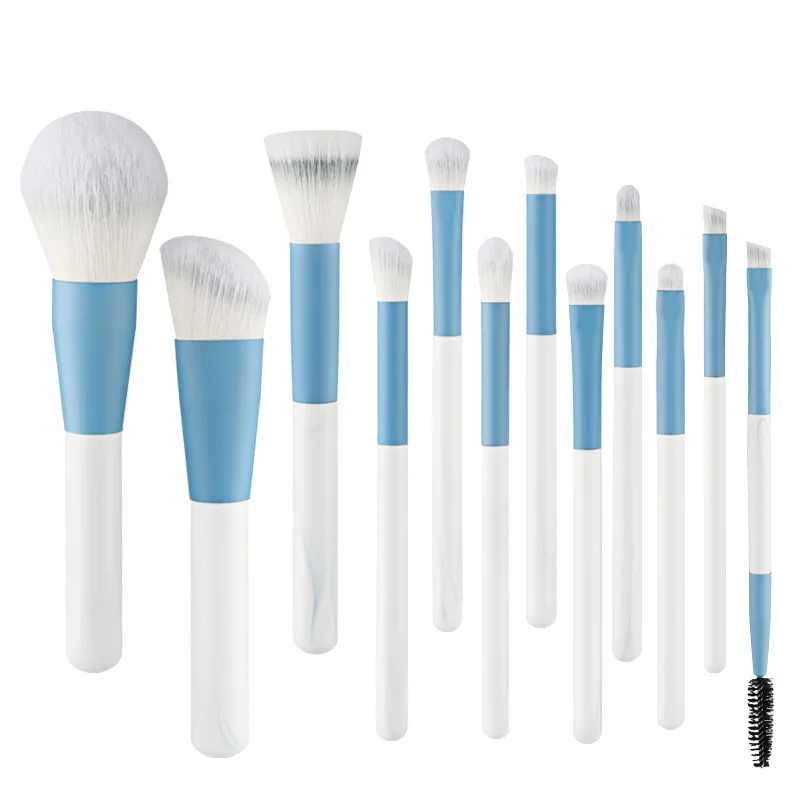12Zhihuayang Qingkong Beginners Full Set Soft Bristle Powder Eyeshadow Brush Beauty Makeup Tools