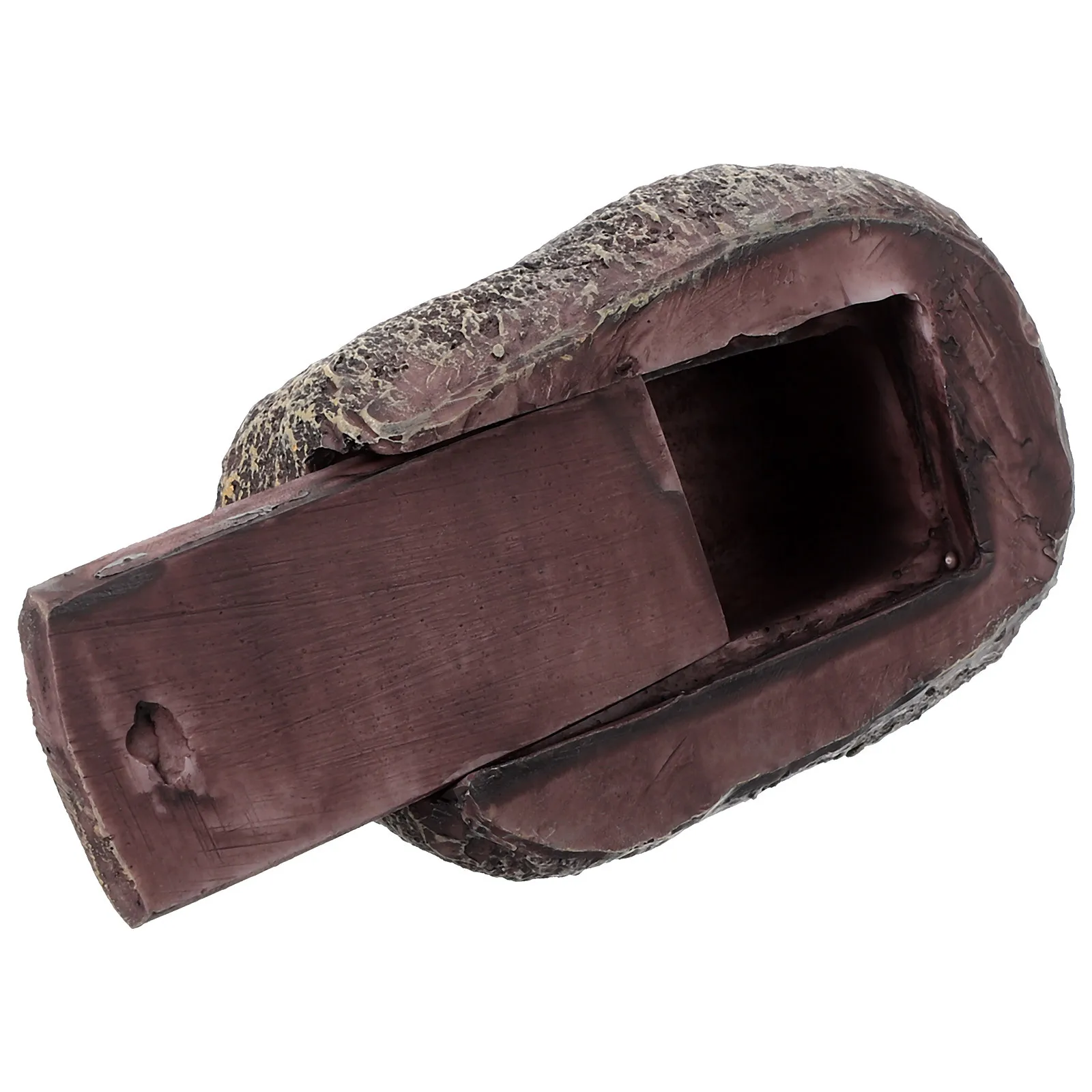 مقلد حجر مفتاح مخفي في الهواء الطلق مقاوم للماء الراتنج مفتاح صندوق تخزين لحديقة ساحة سياج جدار سر إخفاء بقعة للمفاتيح