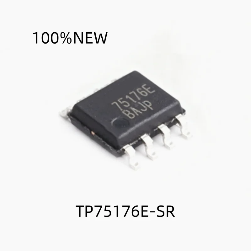 (10 Pieces) 100% New Tp75176E-Sr Silk Screen 75176E Package Sop-8 Rs-485 Transceiver Chip