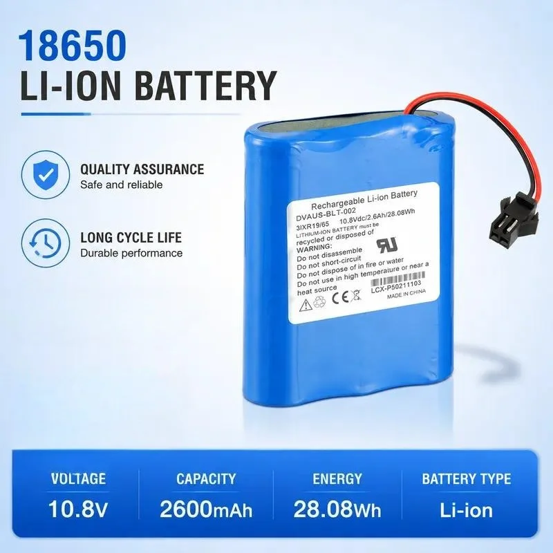 Replacement Battery for BIOLIGHT BLT M1000 Patient Monitor Model DVAUS-BLT-002 High Capacity Rechargeable Li-ion Battery Pack