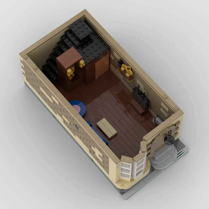 Klocki konstrukcyjne San Francisco Model Domu Technologia Klocki Ulica Miasta Widok Model DIY Zestaw do Składania Zabawka Konstrukcyjna Świąteczna