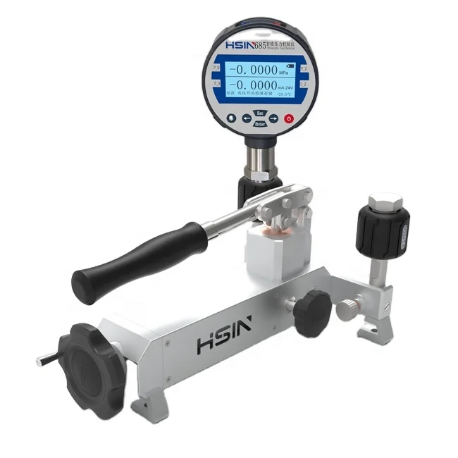 HSIN613 Manuel High Pressure 160 Bar Pneumatic Hand Pump for Industrial Test Equipment Calibration