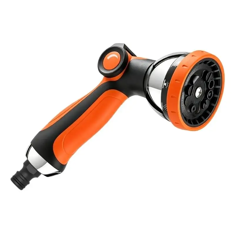 Wasserschlauchdüse, multifunktional, zum Reinigen, Bewässern, mehrere Handsprüher, leichter, robuster Schlauchsprüher D2RD – Detail 1