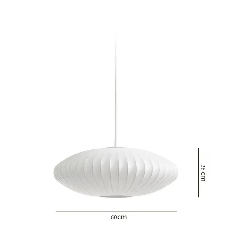 Italiaanse Zijden Doek Hanglampen Creatieve Woonkamer Hanger Hanglampen Moderne Eetkamer Lampen Decoratie Binnenverlichting