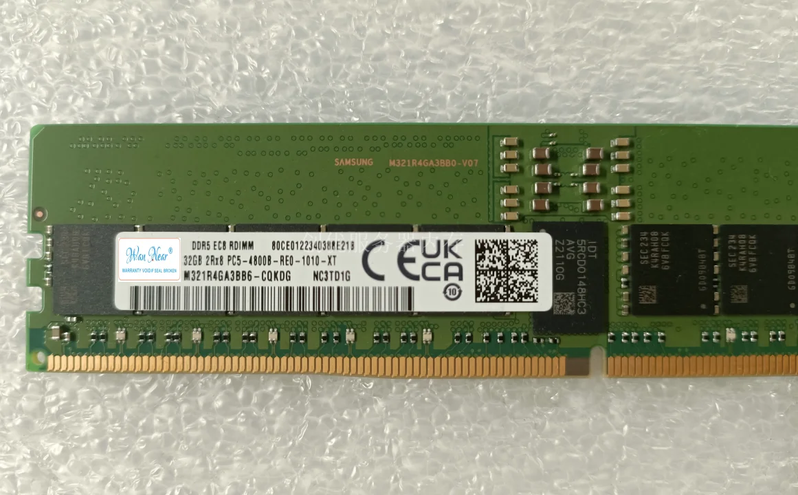 

For M321R4GA3BB0-CQK 32G 2RX8 PC5-4800B DDR5 4800