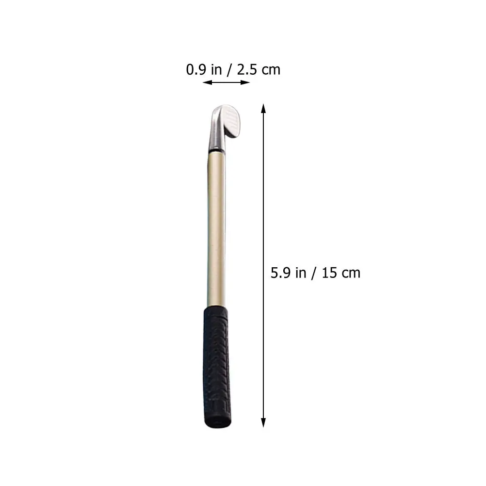 

1 Box Lifelike Golf Club Ballpoint Pen Mini Brass Design Smooth Writing Alloy Metal Gift For Men Birthday Christmas Valentine