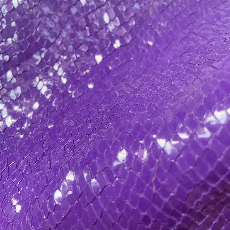 

High Quality Micro Fiber Imitation Snake Skin Synthetic Leather Materials