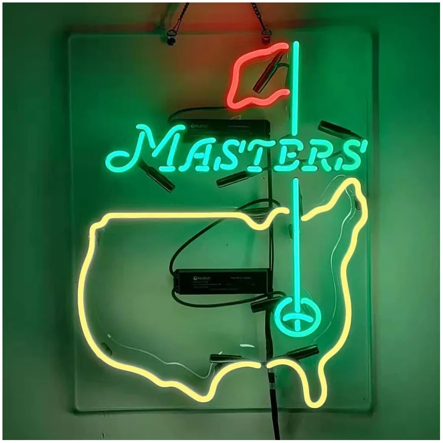 New Tournamen Golf Neon Light Sign Lamp Maste Wall Decor Real Glass Tube Handcraft Iconic Store Display Room Wall DECOR