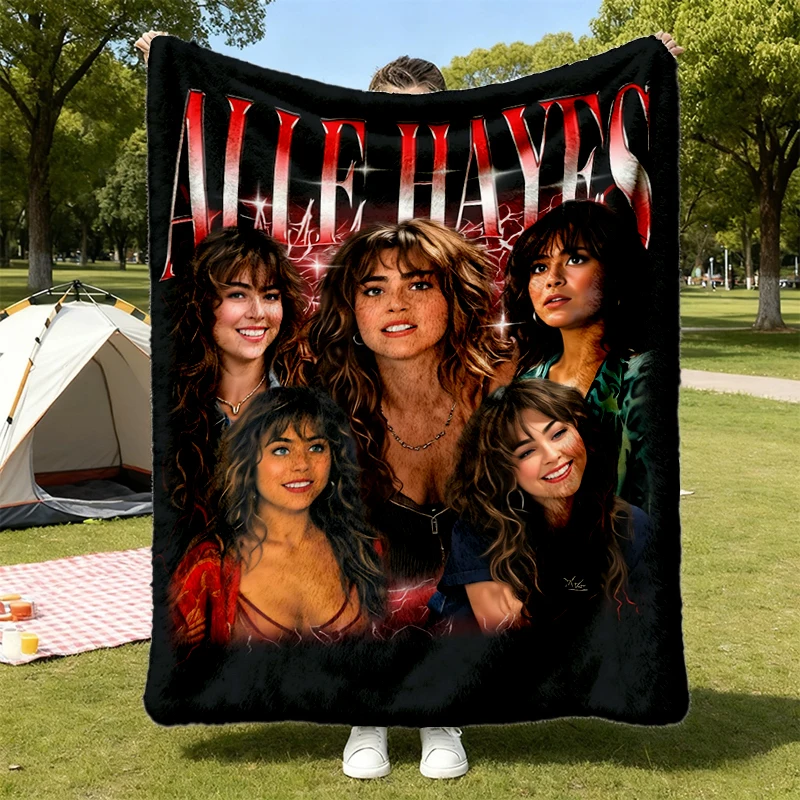 Allie Hayes Off Campus Briar University Graphic Flannel Blanket
