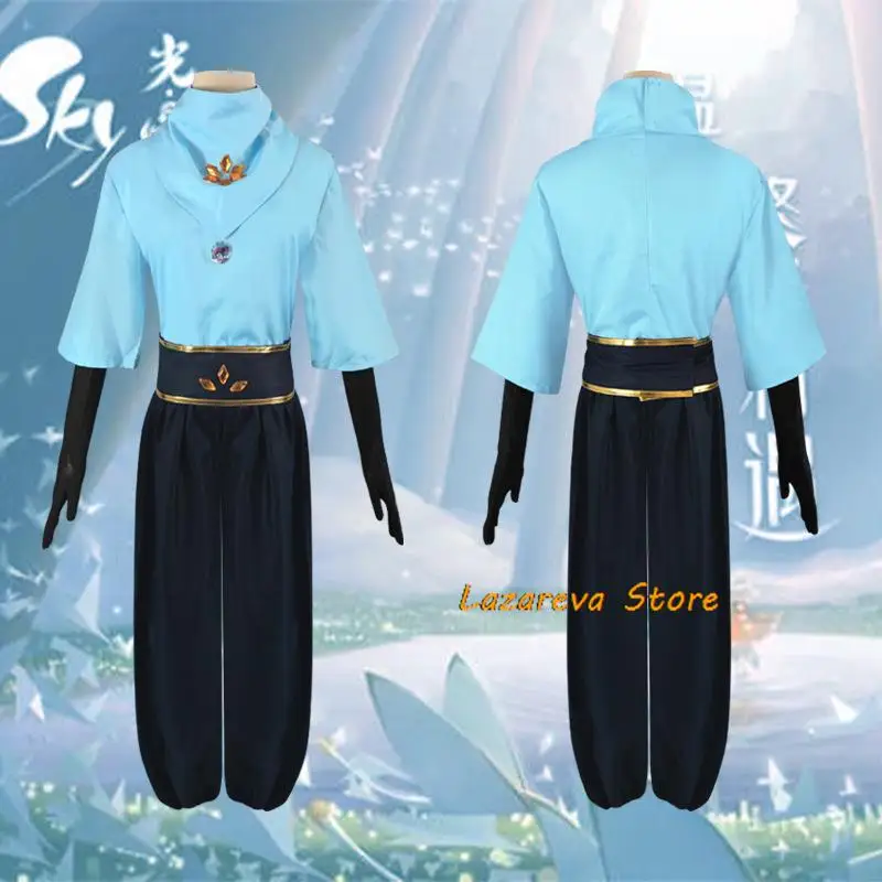 Anime Game Sky Children of The Light Cosplay Costume Season of Rhythm Descendants of Light Uniform Wig Man Woman Halloween Suit