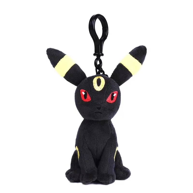 Pokemon Plush Keychains Eevee Umbreon Snorlax  Espeon Sylveon Piplup Pichu Scorbunny Bag Pendant Plush Keychains