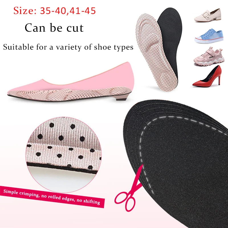 Soft Stretch Sports Insoles Orthopedic Feet Care Pad Breathable Running Cushion Men Women Memory Foam Sneakers Arch Shoes Insert image 4