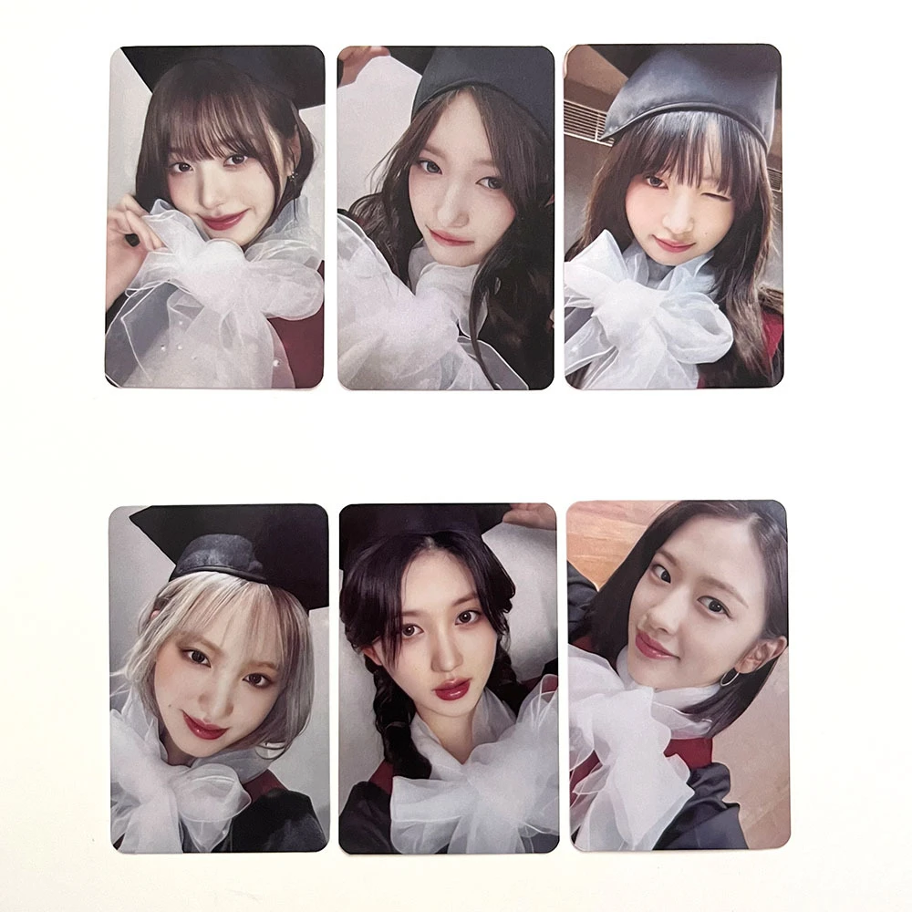 6Pcs/Set KPOP IVE Postcard IVE SWITCH Album Double-Sided Lomo Cards Yujin Gaeul Wonyoung LIZ Rei Leeseo Photocards Fans Collect