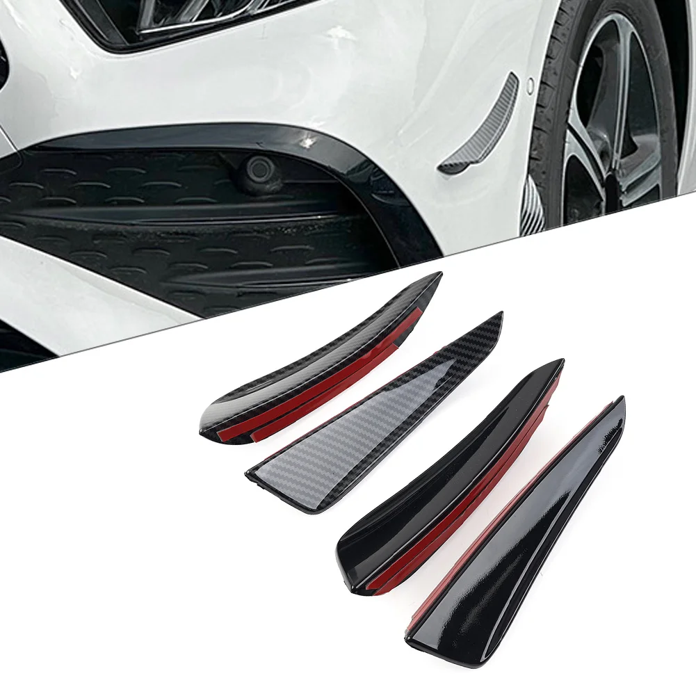 2Pcs Car Front Bumper Lip Splitter Side Spoiler For Mercedes Benz A Class W177 A180 A200 A220 A250 A35 A45AMG LCI 2023-2024