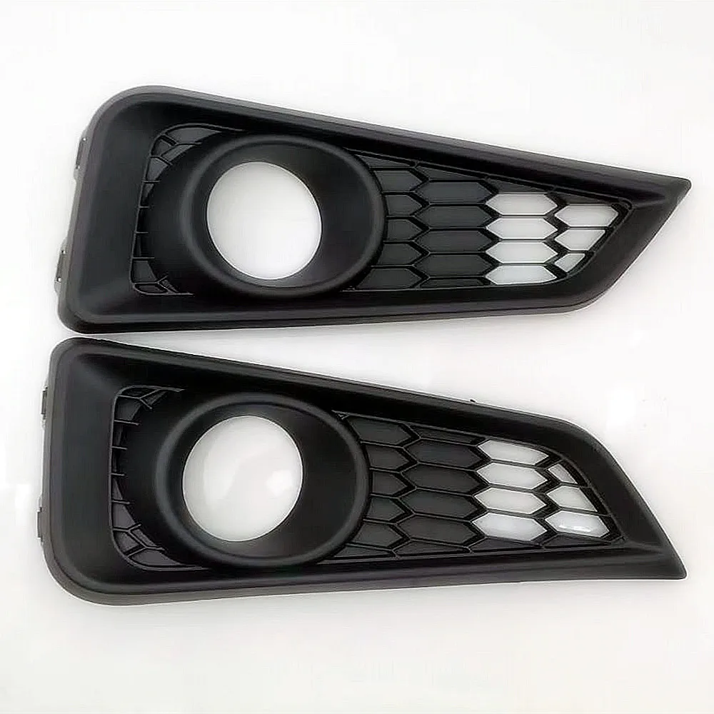 

Fog Light Lamp Frame Fit for Honda City 2015 2016 2017 2018 Car Front Bumper Cover Matte Black Housing with Chrome Trim