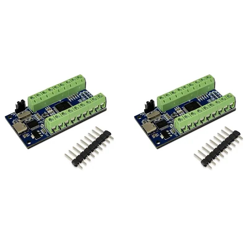 AT05-2X USB Interface 16 Channels 12Bit Bit AD Sampling Data Acquisition STM32 Uart Communication ADC Multifunction Module