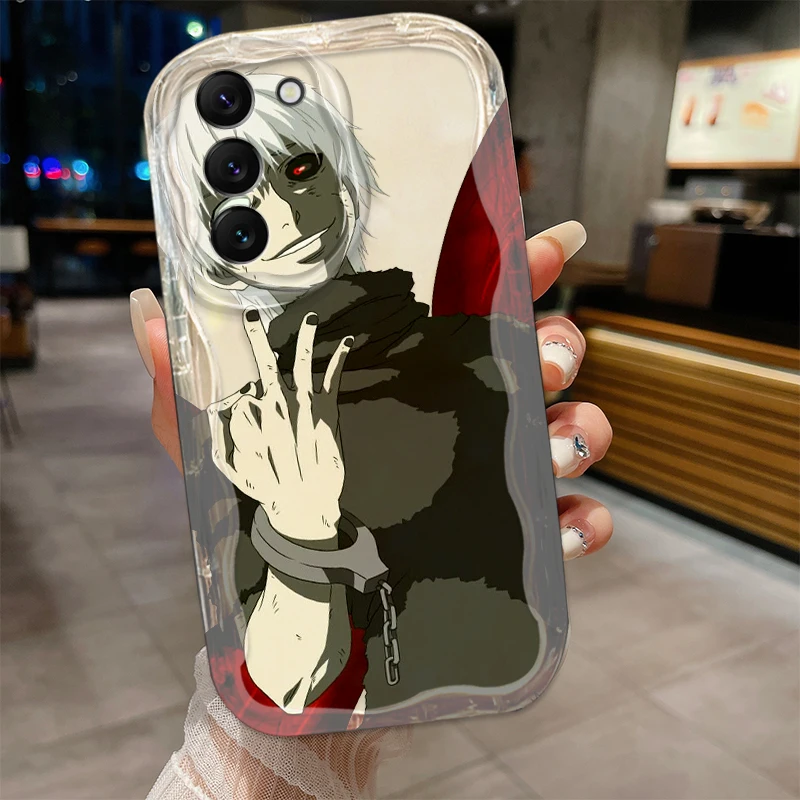 Anime Tokyo Ghoul Cool Cover For S21 S23 S24 Ultra Plus FE A55 A35 A25 A05S A54 A53 A52 A33 A32 Wave Oil Phone Case