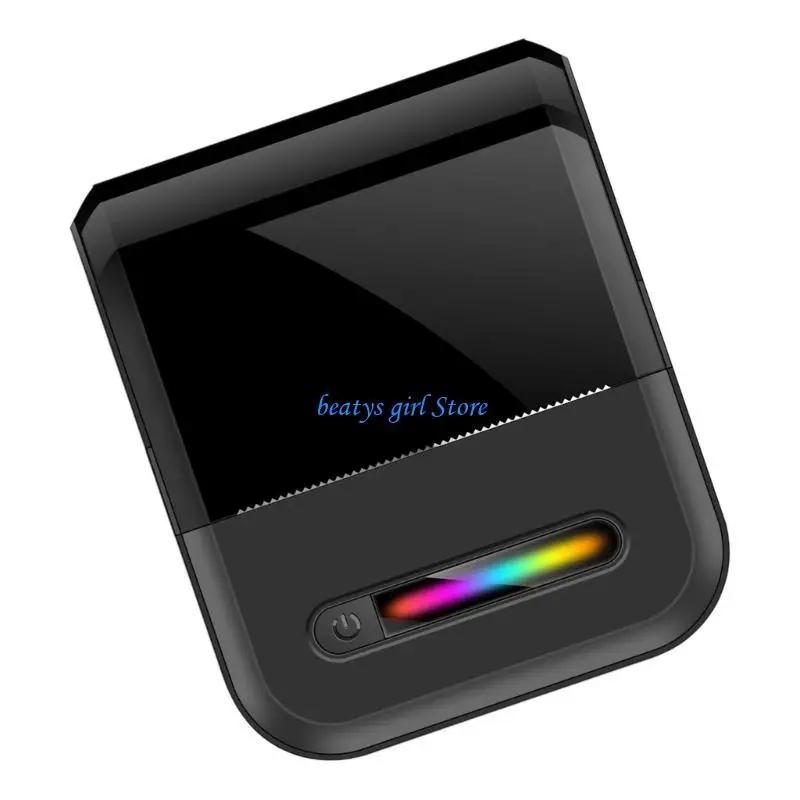 C7AB Bluetooth-compatible Thermally Label Printer Wireless Label Printer for Small Business Label Printer for Shipping Package