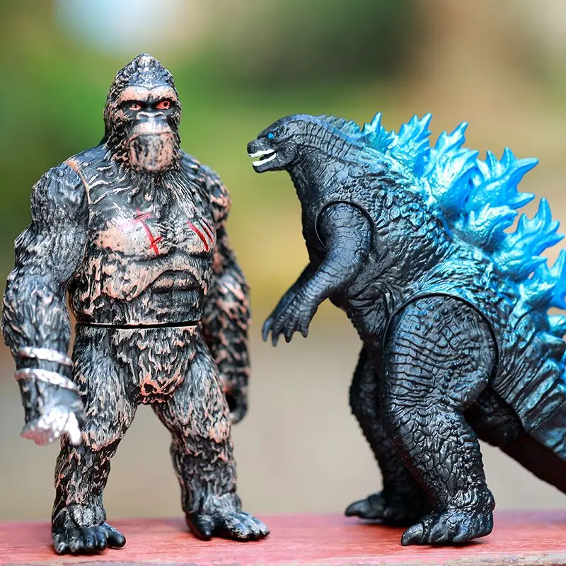 16cm Anime Godzilla vs King Kong Figure PVC Action Figuries Collection Dolls Ornaments Kid Toys Festival Gift