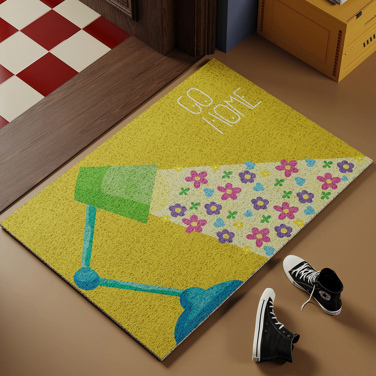 Entrance Door Mat Creative Design Home Decoration Carpet Entryway Rug Doormat Stable Non-slip Dirty Resistant Rugs Fußabtreter