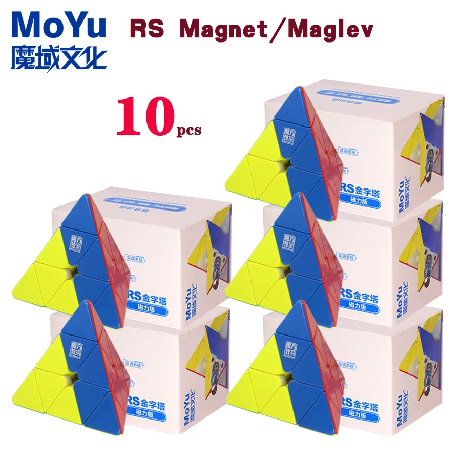 

Moyu WholeSale RS Pyramid Cube 3x3x3 3x3 Magnet Maglev Bulk Magic Puzzles Logic Toys Cubo Magicos Educational Twist Wisdom Block