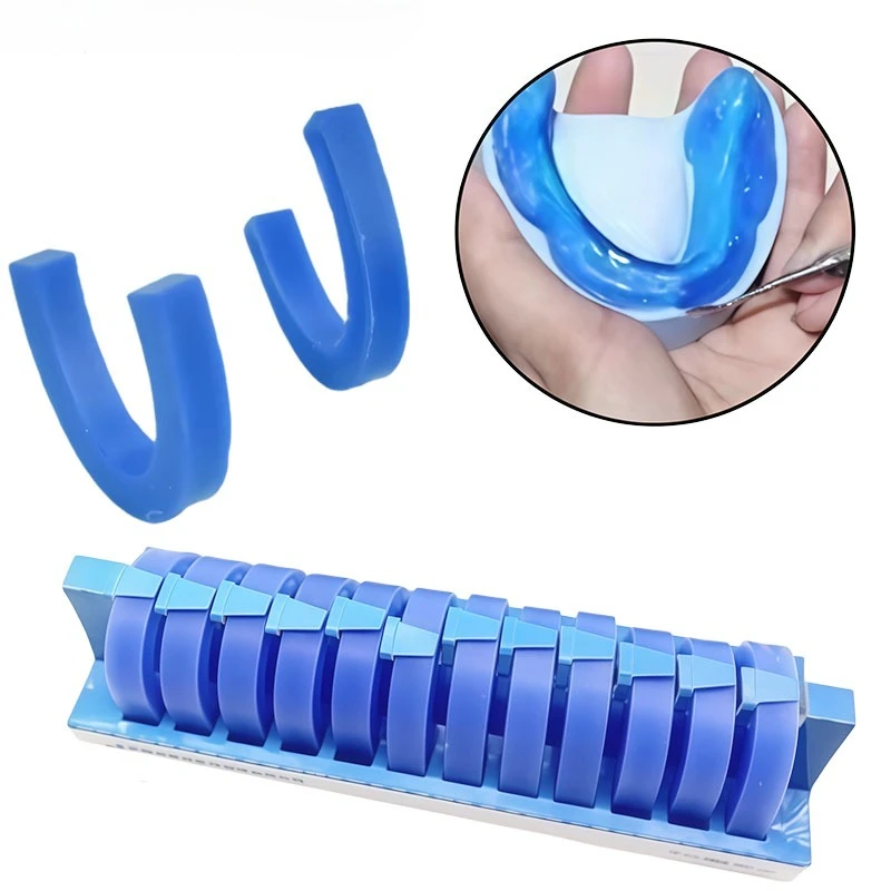 12Pcs/1Box Dental Wax Bar (Soft and Hard Wax) / U-Shaped Base Wax for Full Dentures / Dental Laboratory Supplies view 6