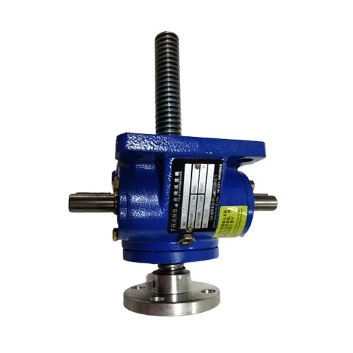 Hot selling： OEM Screw Jack Lift SWL 3-100 Worm Drive Gear Speed Reducers Vertical Mount Compact Flange