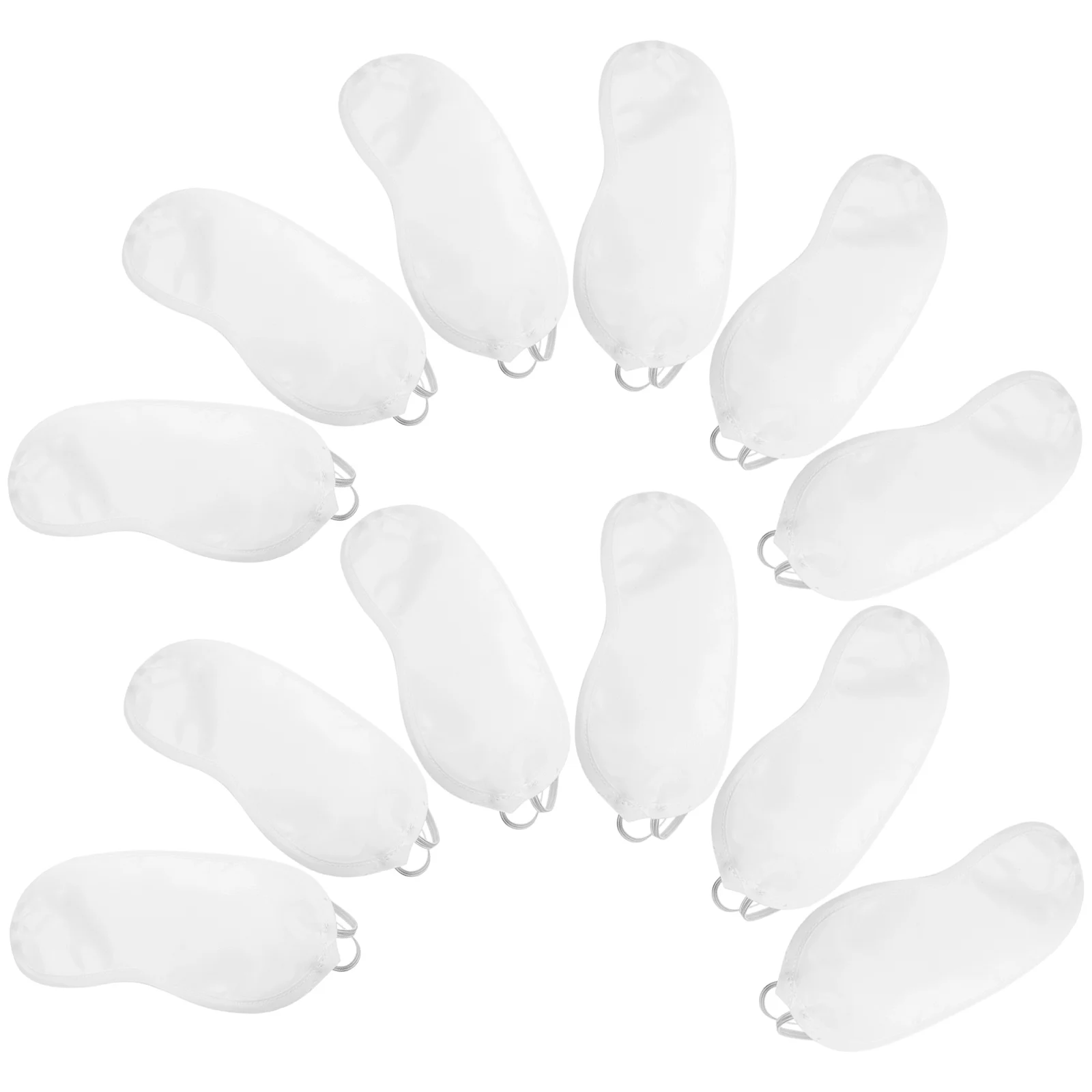 

12 шт. одноразовые маски для глаз, удобные дорожные накладки для сна, легкие дышащие повязки на глаза для домашнего офиса и игр