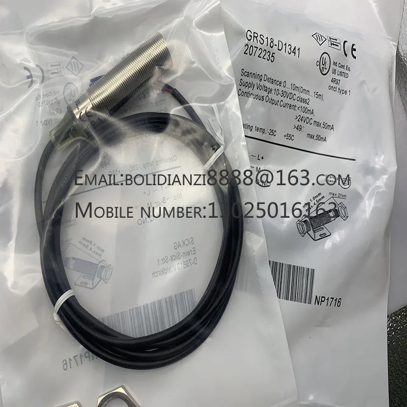 Nieuwe naderingsschakelaarsensor 1066572   GRS18-D1341 Op voorraad