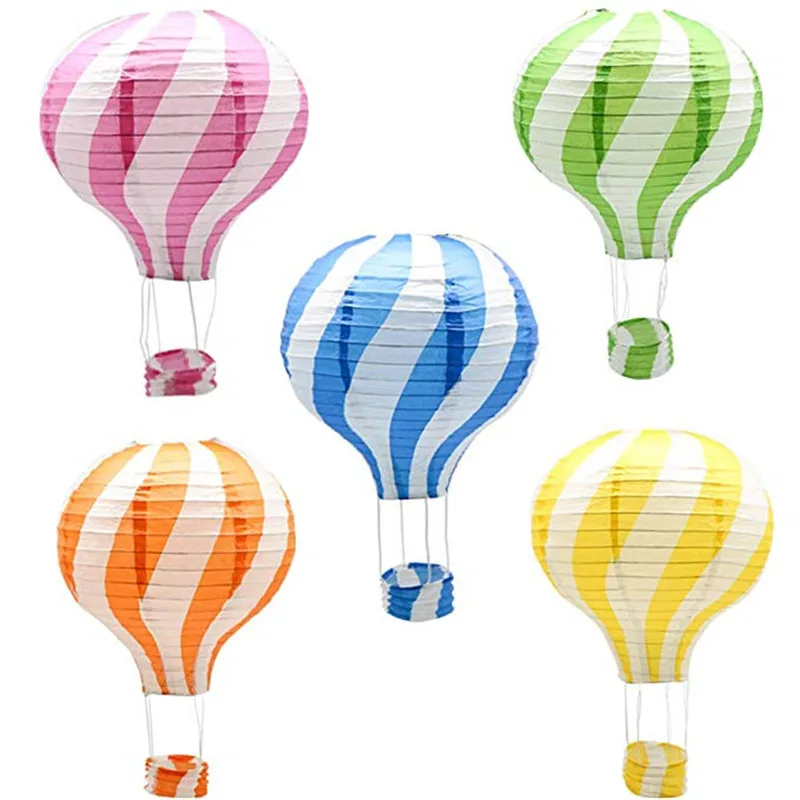 30 cm Weihnachtsmann Elch Schneeflocke Laterne Heißluftballon Papierlaterne Kinder hängende Geburtstagsfeier Hochzeit Weihnachtsdekoration – Detail 5