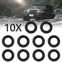 10x Auto Engine Oil Drain Plug Gaskets For Ford Mazda Volvo Jaguar Landrover Oil Pan Screw Washer Rubber Washer Gasket