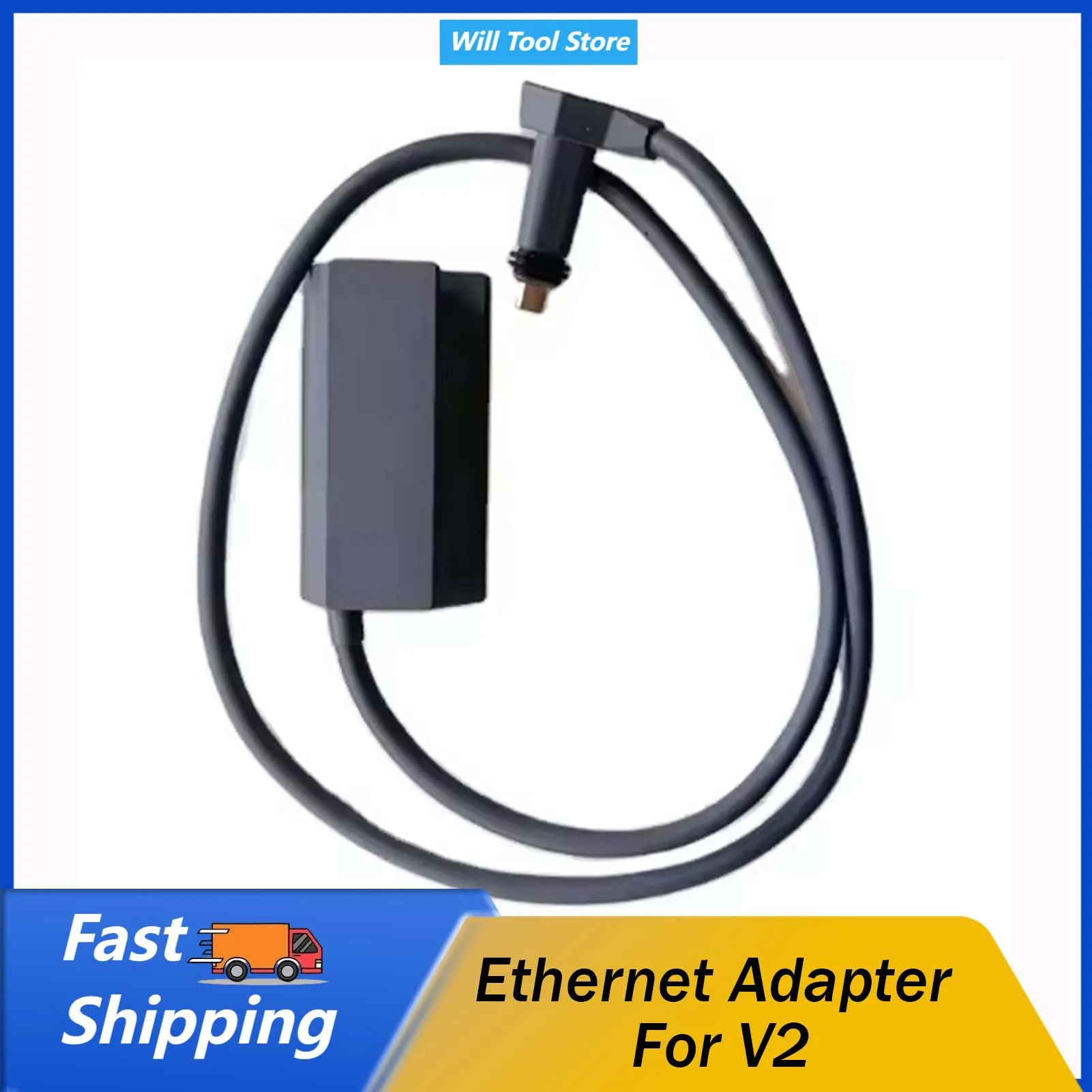 Ethernet Adapter Rectangle Dish Antenna Satellite USB Internet Powerline Kit for V2 Rectangle Satellite Internet Adapter