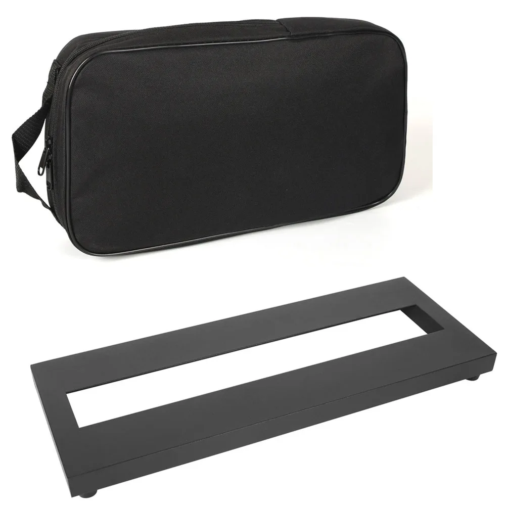 

Aluminum Alloy Pedal Board Aluminum Pedal Board 40x24x7 Cm Guitar Pedal Board Non-Slip Design For Live Performances