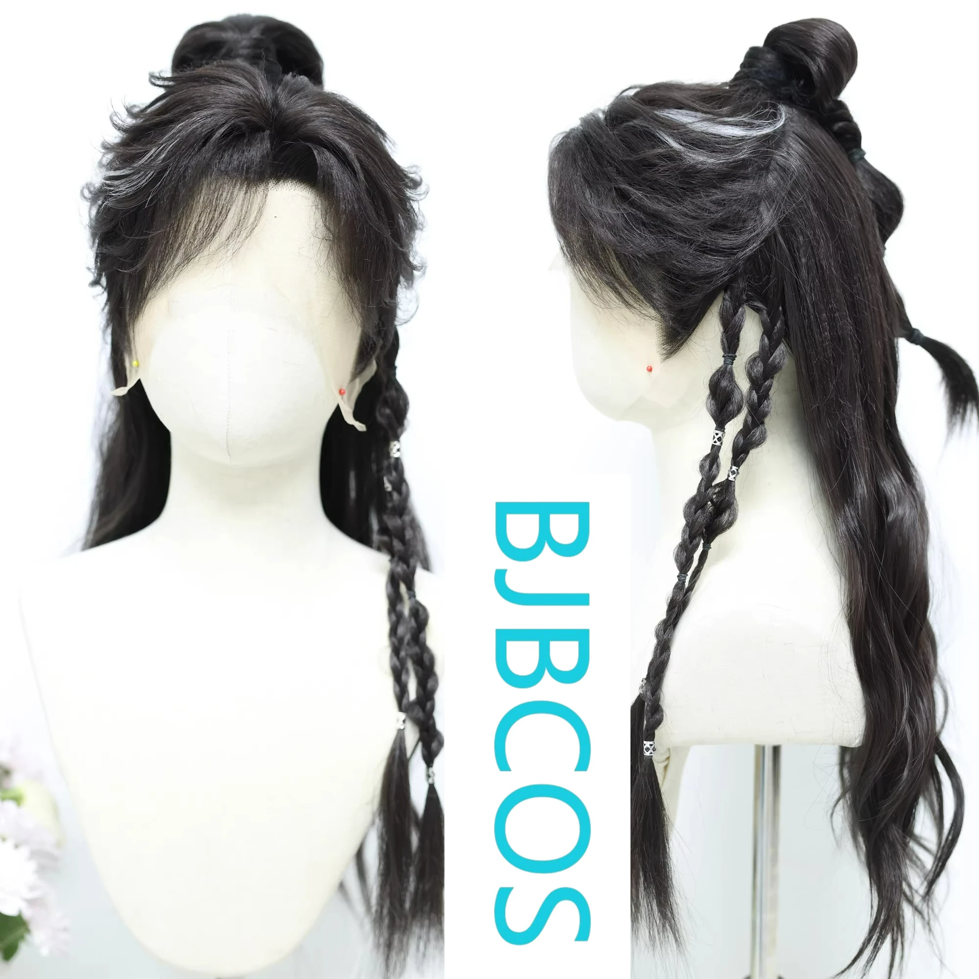 

[Styled Wig]Entering Qingyun 27 color matching Lace Front Wig three pointed versatile ancient costume male COS wig styling