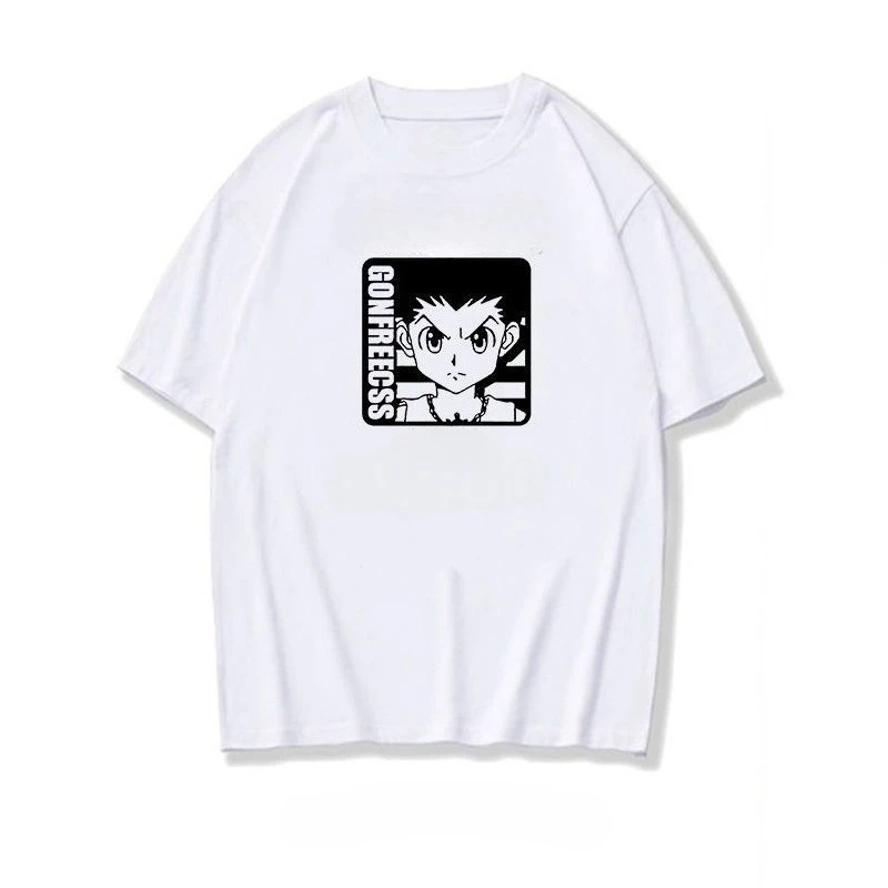 

Hunterers Collaboration Short-Sleeve T-Shirt Unisex Printed Design harajuku Kirito Kurapika Anime Japanese-style y2k top