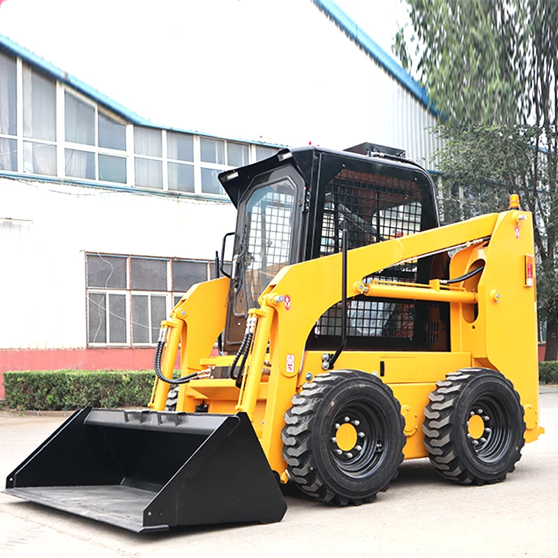 

High Efficiency Mini Loaders Hydraulic CE EPA EURO 5 Multifunctional Skid Steer Loader Customize Enclosed Cab Skid Steer Loader