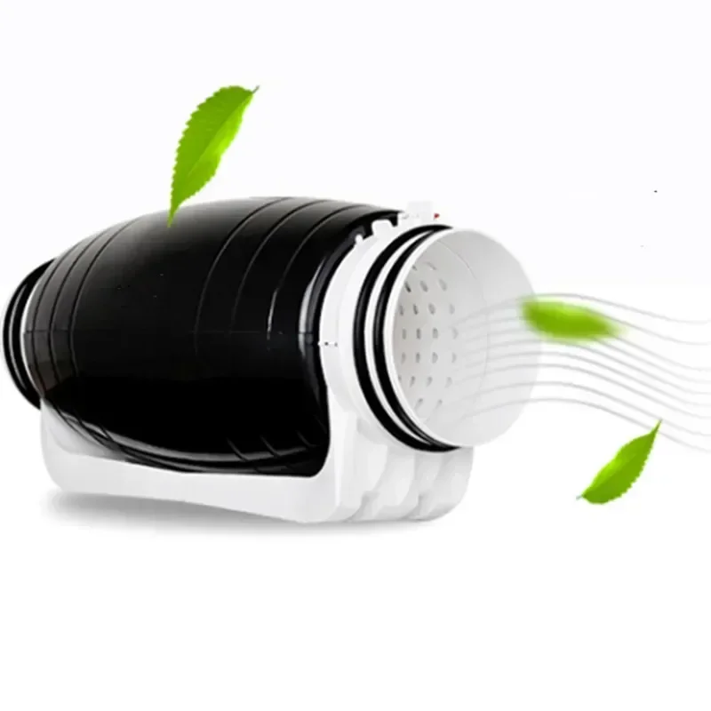 Desktop 220v Low Noise Circular Duct Fan For Exhaust Large Air Volume Exhaust Fan