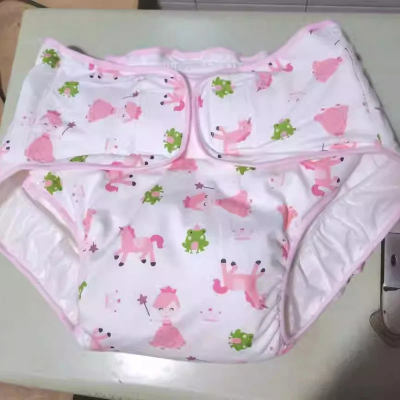 

ABDL Adult Baby Thick Absorbent Cotton Diaper Pants Leak Proof DDLG Panties Washable Soft Comfortable Couple Trainning Briefs