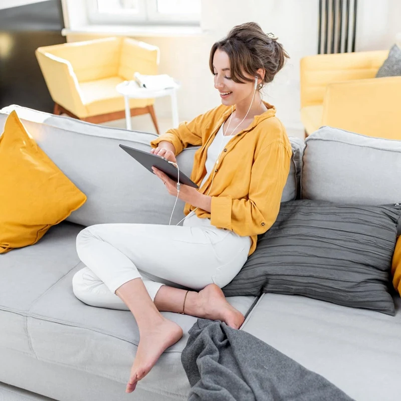 Cabo de áudio para MP3 Player e Tablets, Áudio analógico, adaptador de auscultadores, 3,5mm macho para tipo C, Tablets