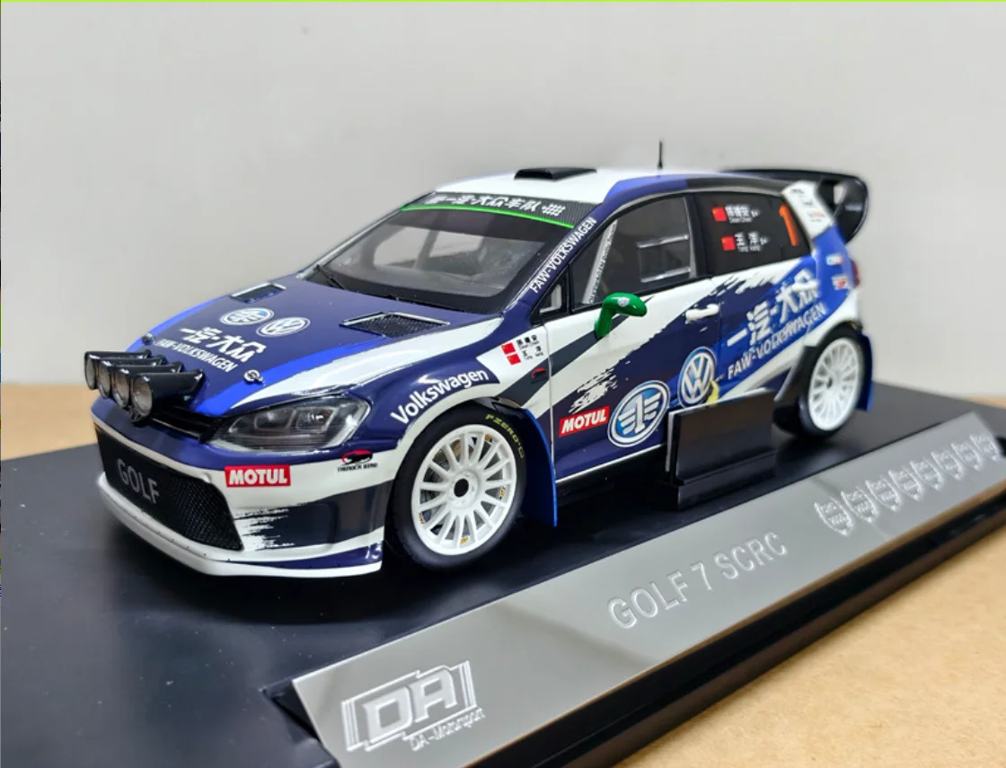 1:18 Original Faw-Volkswagen Golf 7th Generation Racing Car Model Crc Rally Championship Alloy Car Model In Stock