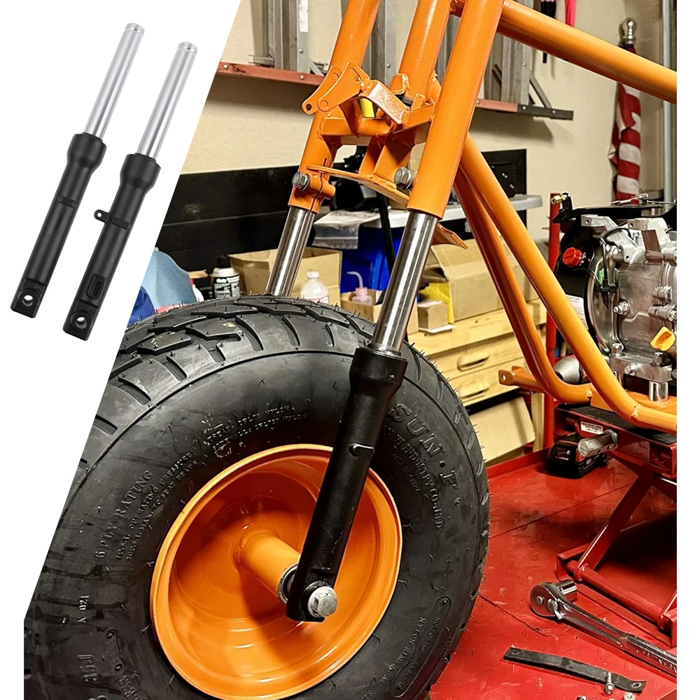 Front Shock Absorber Assemblies Fit for Chinese GY6 50cc Motorcycle Scooter Taotao 50ATM Parts,Drum Brake System