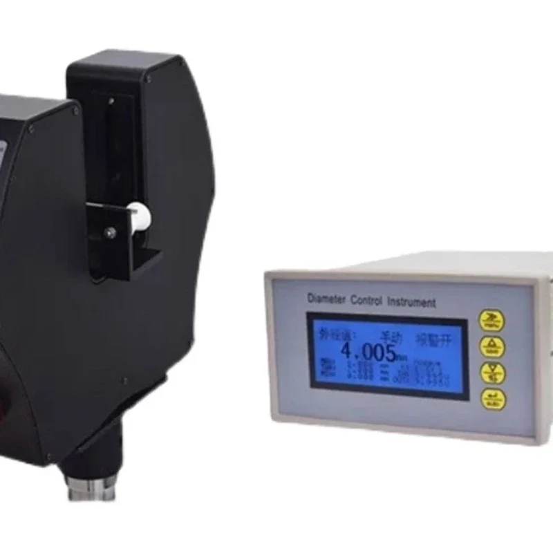 Diameter of wire and pipe of laser scanning caliper