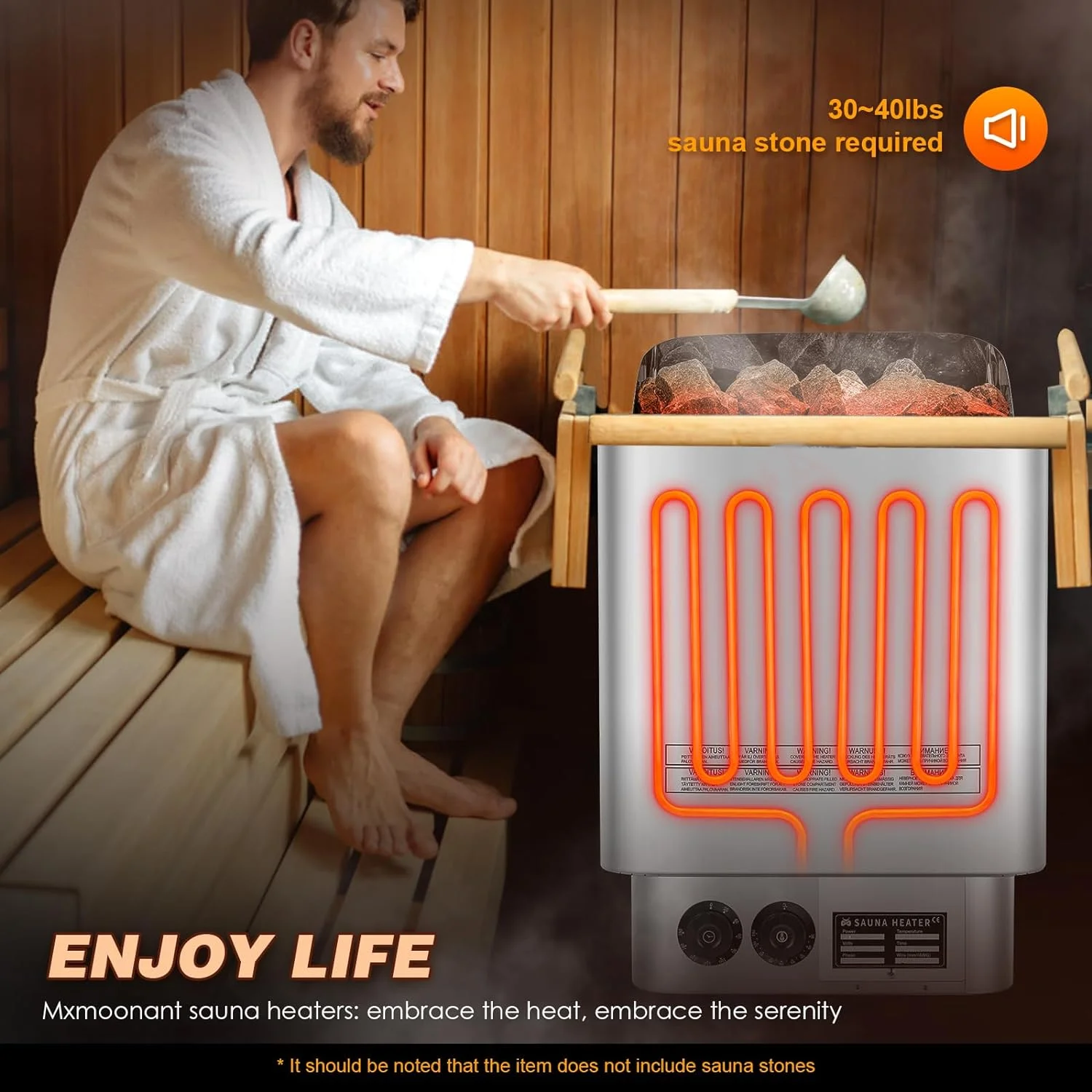 Imagem -03 - Aquecedor de Sauna Seca com Controle Interno Barato de Fornecimento de Fábrica 6kw para Venda