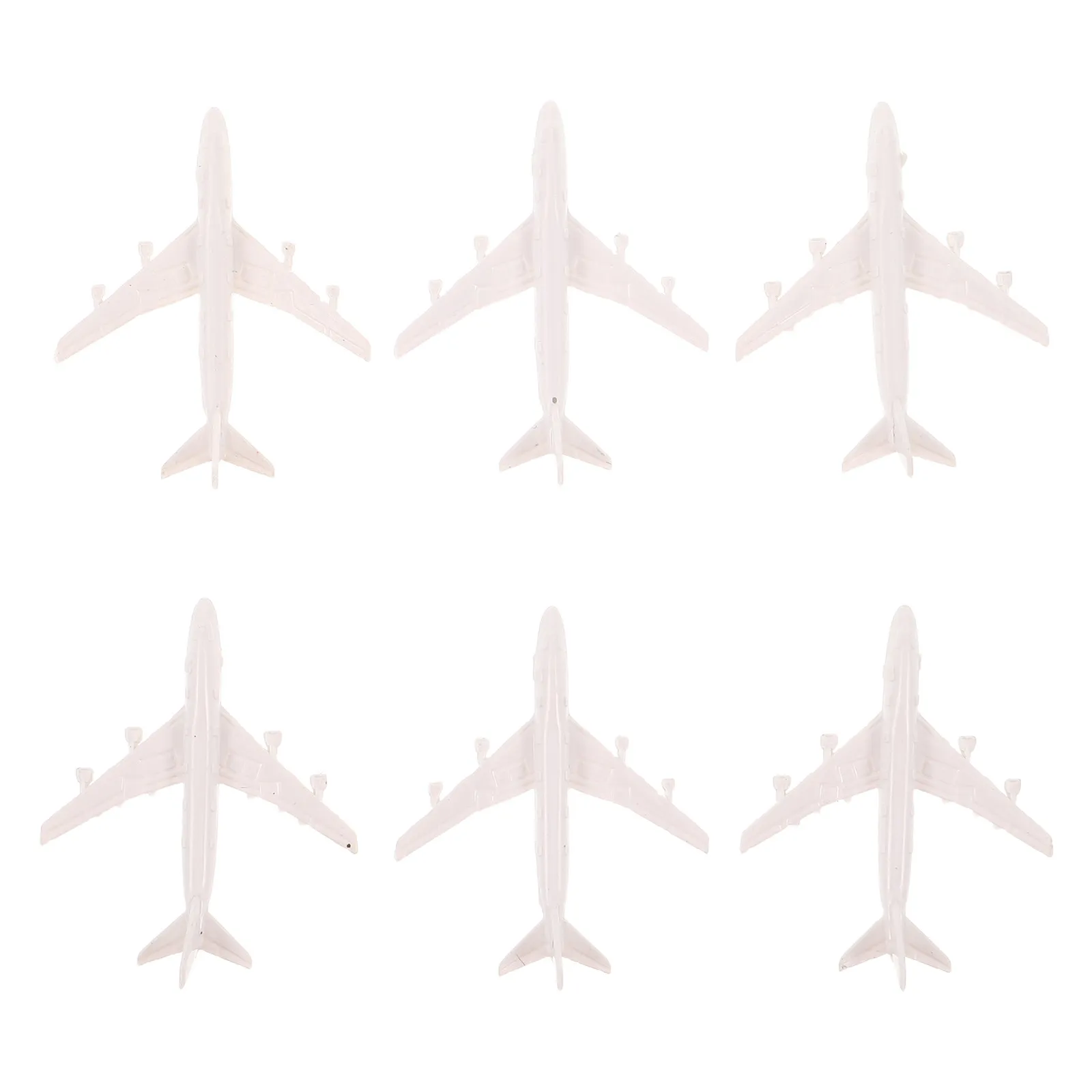 

Набор из 6 белых моделей самолетов для самостоятельной росписи – идеально для детского творчества, подходит для путешествий, авиационная тематика